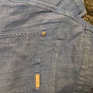 NWOT IMAN Medium blue cotton blend stretch dress jeans 3x short 27 inseam